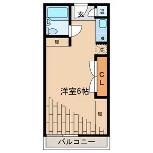 国立ドミトリー【3階】の間取り