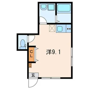 キャメル久米川【1階】の間取り