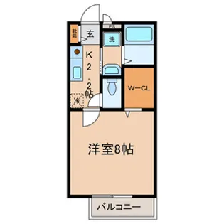 グラン ブルー【202号室号室】の間取り