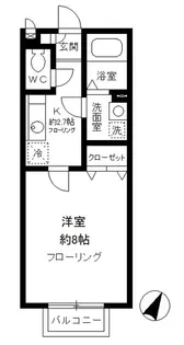 プライムコートI【1階】の間取り