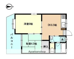 セイセンハイツⅡ【1階】の間取り