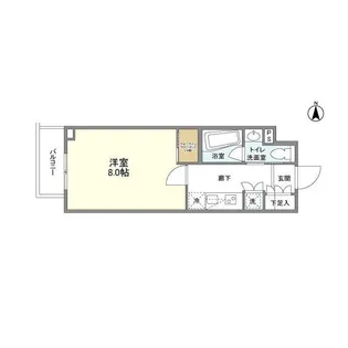 コンフォリア桜上水【2階】の間取り