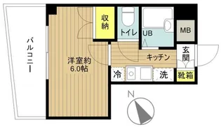ロイヤルパレス高円寺【4階】の間取り