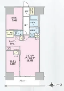 トラープランド翠命館【11階】の間取り
