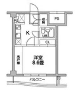 T’S GARDEN稲城【4階】の間取り