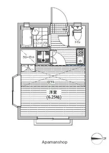 サンビーム武蔵境【205号室】の間取り