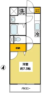 フェリーチェA【2階】の間取り