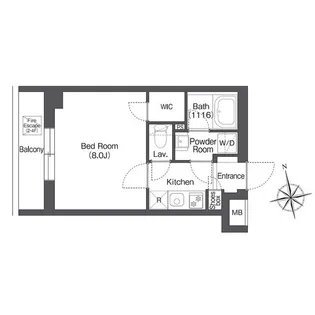 AIFLAT桜上水【4階】の間取り