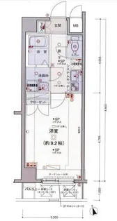 エクセリア荻窪【10階】の間取り