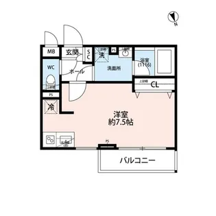 プレール・ドゥーク西荻窪【1階】の間取り