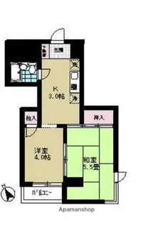 スターハイツ【5階】の間取り