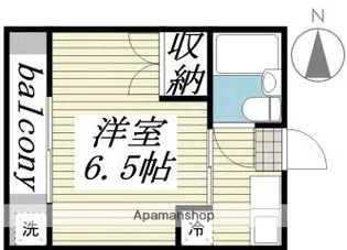 1Kの間取り画像