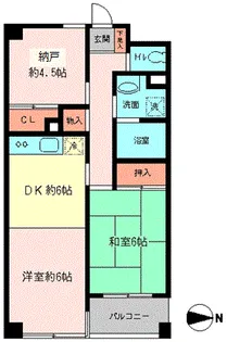 K HOUSE1【2階】の間取り