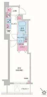 レジディア荻窪Ⅲ【7階】の間取り