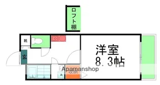 ハイツけやき七番館【1階】の間取り