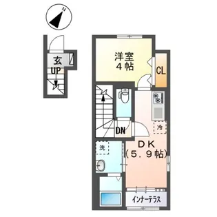 ドレッセ・S【2階】の間取り