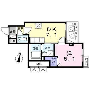 EXCELLENCE・幸【3階】の間取り