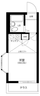 東京都練馬区関町東1丁目【アパート】の間取り