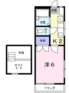 アベニュー【2階】の間取り