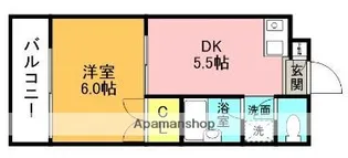 グランデ国立【303号室】の間取り