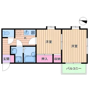 メゾン和田【2階】の間取り