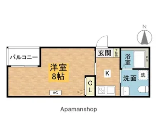 クヴェレ【3階】の間取り