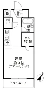 ソレアード【-1階】の間取り