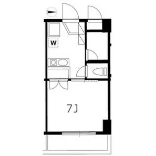 メゾンドプランタン【3階】の間取り
