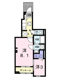 サクセス ツリー Ⅱ【1階】の間取り