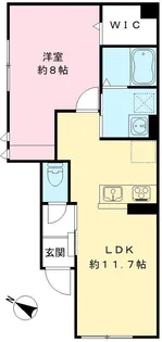 ラ・カーサ・ビアンカ【101号室号室】の間取り