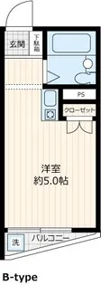 ユーコート武蔵小金井【2階】の間取り