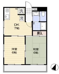 コーポドルミオ【2階】の間取り