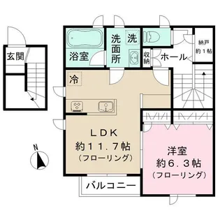 SOLEIL 59【2階】の間取り