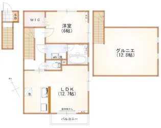 ヴィッラヴィスタ日野【2階】の間取り