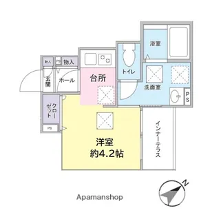 BLGG Ⅰ【102号室】の間取り