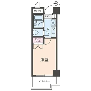 日神パレステージ玉川上水【1階】の間取り