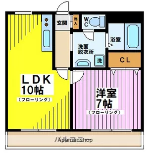 グランシャリオ【1階】の間取り