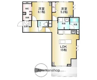 FORLUCE【3階】の間取り