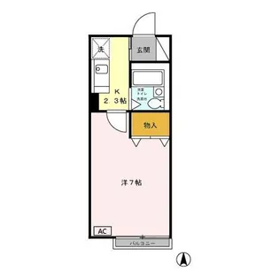 エントピア新秋津 AB【1階】の間取り