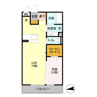 花水木 I【2階】の間取り