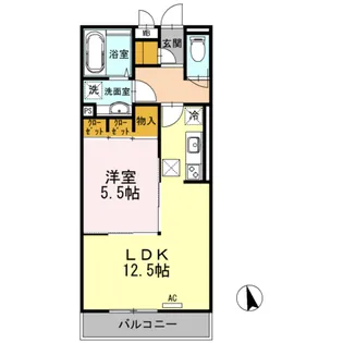 AVANCER AKANE【1階】の間取り