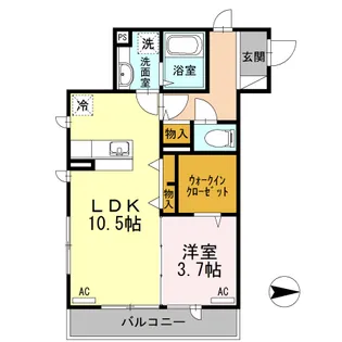 BEAU BELLE【3階】の間取り