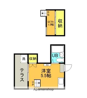 VILLAGE KAORU【101号室】の間取り