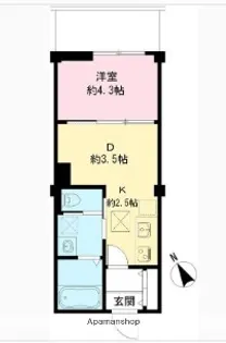 つむぎの杜 西荻みなみ【1階】の間取り