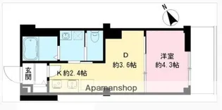 つむぎの杜 西荻みなみ【1階】の間取り