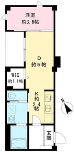 つむぎの杜 西荻みなみ【201号室号室】の間取り