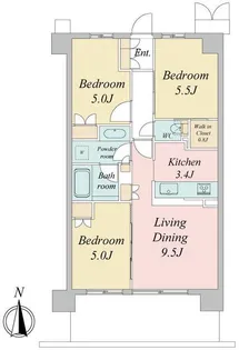 トラープランド蒼麗館【3階】の間取り