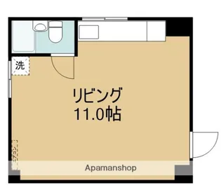 神明ビル【2階】の間取り