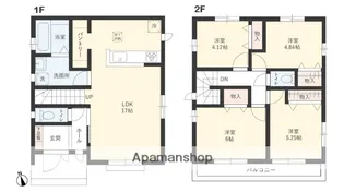 東京都国立市泉3丁目【一戸建】の間取り