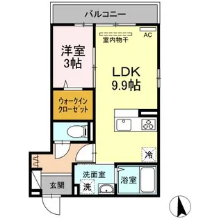 サリサ.C【2階】の間取り